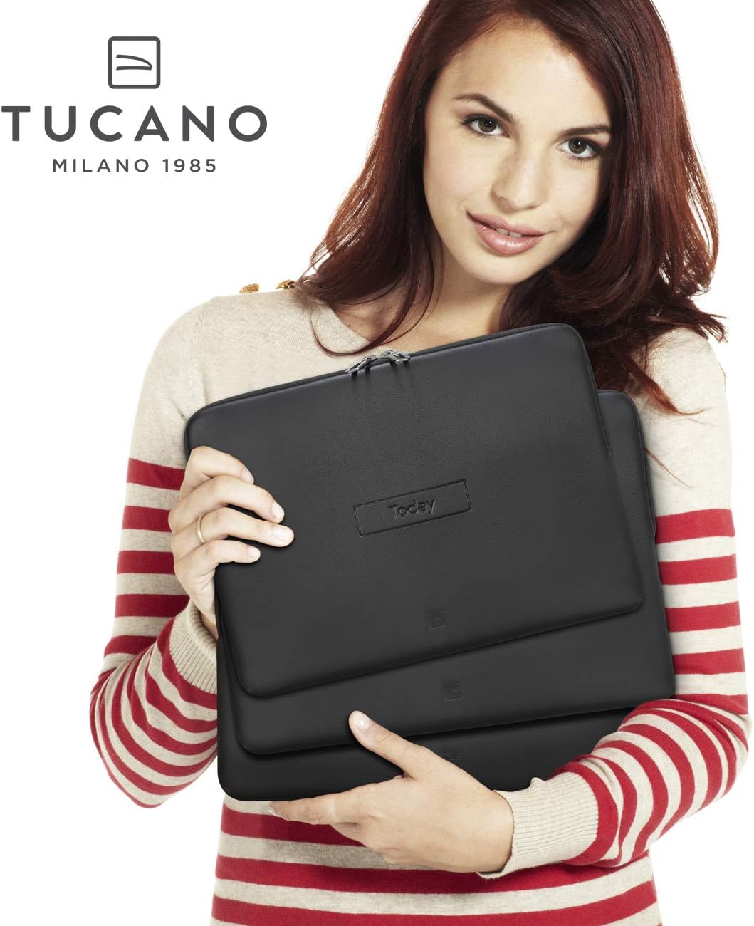 Tucano Today Notebook Sleeve mit Memory Foam schwarz BFTO1516-BK Laptop 15.6 /MacBook Pro 16 Laptop
