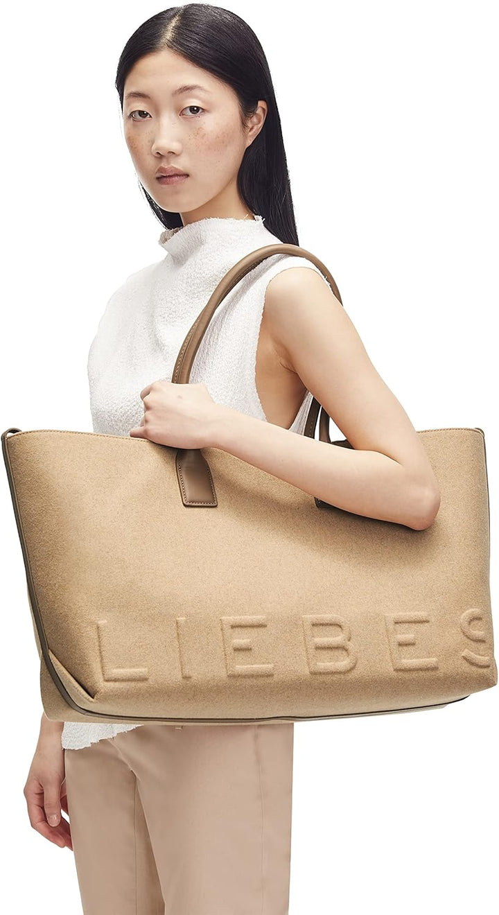 Liebeskind Damen Chelsea Shopper L Praline-8481, Praline-8481