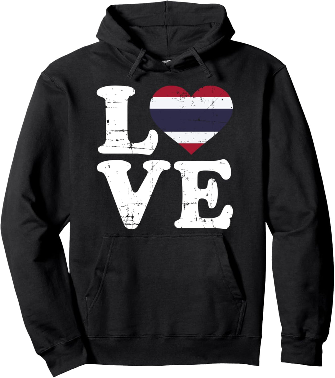 Thailand Liebe Pullover Hoodie