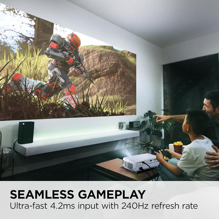 ViewSonic PX749-4K UHD Heimkino & Gaming Beamer (4K, 4.000 ANSI Lumen, 5ms ultraschneller Eingang, U
