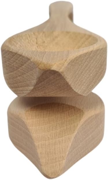 Musiklöffel aus Holz – Handgefertigt & zusammenhängend – ca. 26cm – grosses Modell aus Buchenholz –