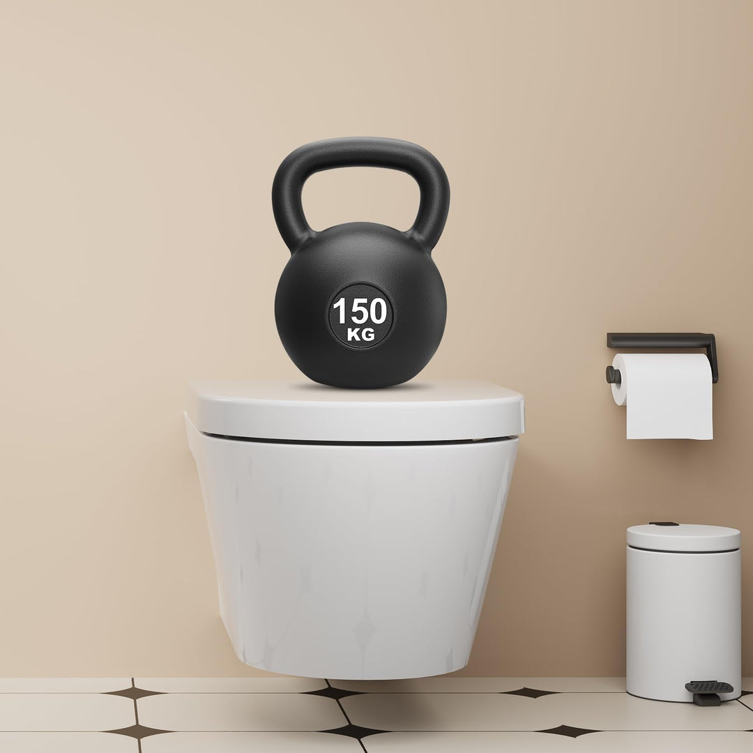 Toilettendeckel mit Absenkautomatik, WC Sitz D Form, Klodeckel Weiss, Klobrille Duroplast, Toiletten