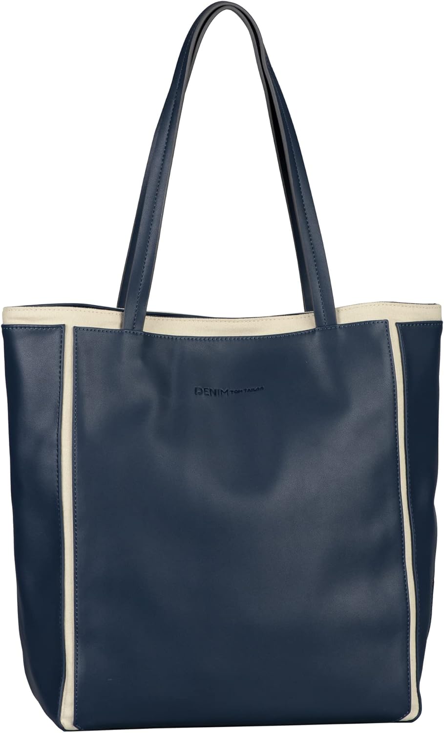 TOM TAILOR Damen Felizitas Shopper ohne Reisverschluss 41x14x35 (LxBxH) Dark Blue, 41x14x35 (LxBxH)
