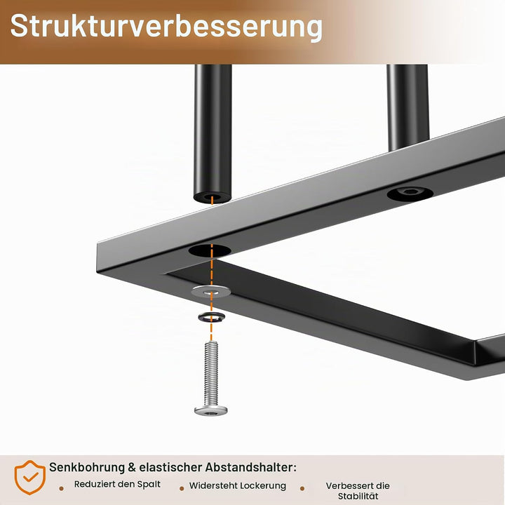pickpiff Schuhregal Stehend Metall Schwarz - Freistehende Stiefelhalter, Stiefelspanner für Schlafsa
