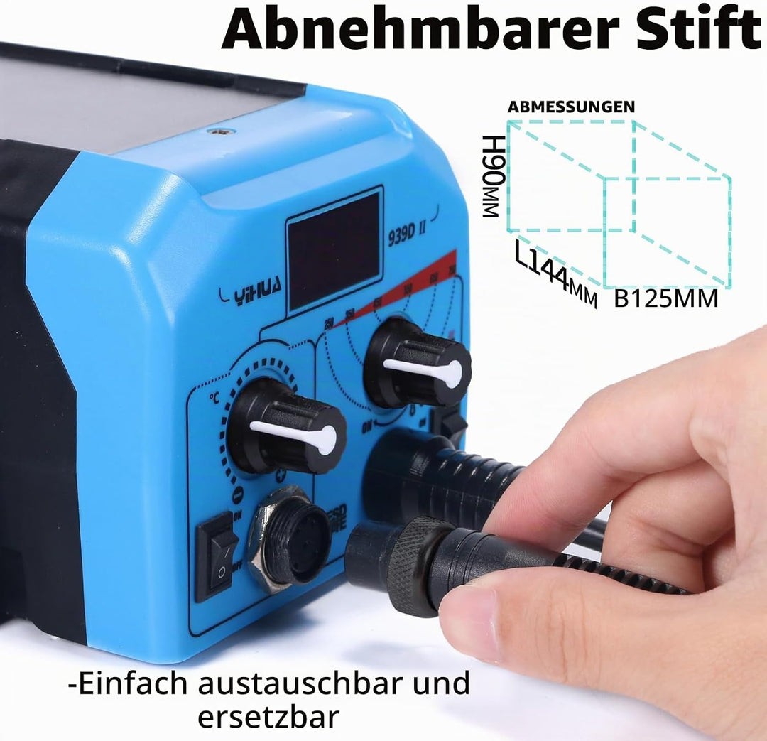 YIHUA 939D-II brandmalerei Brennschleife stift mit Holzbrennstift 2-IN-1 Holz Brennpeter mit 10 Holz