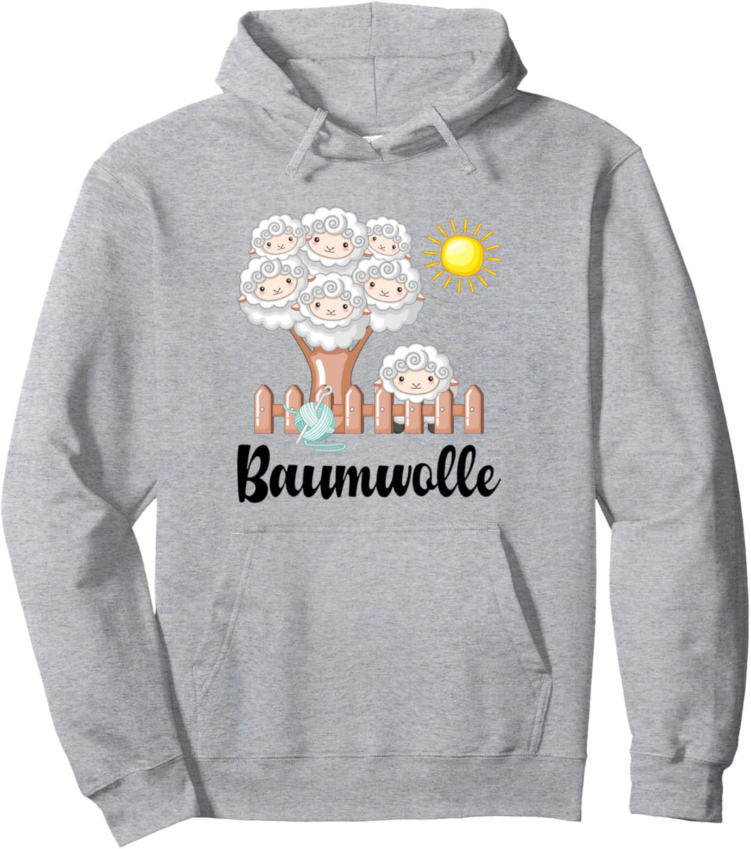 Baumwolle Spruch Schaf Fun Wortspiel Kinder Geschenk Cartoon Pullover Hoodie