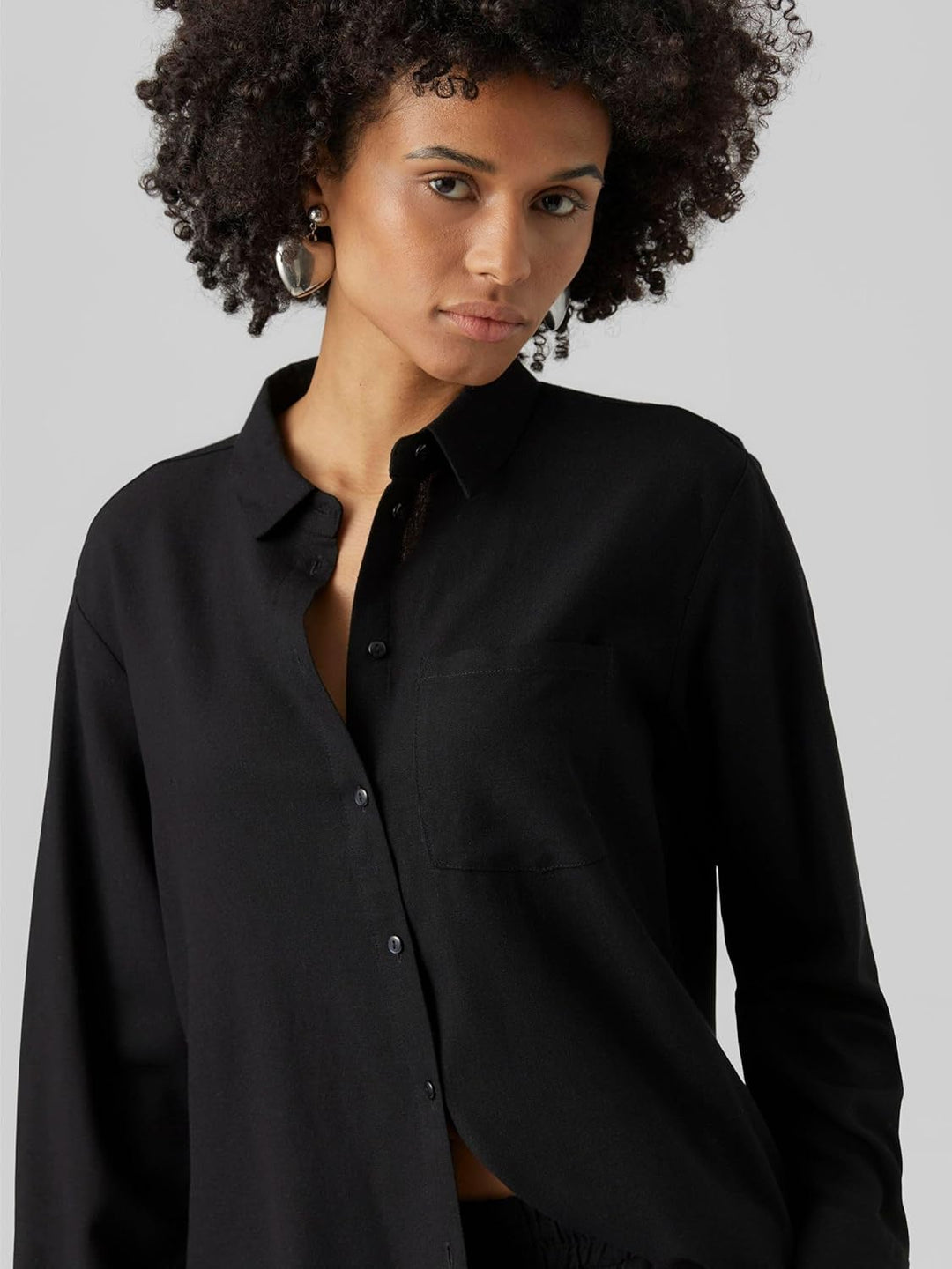 VERO MODA Female Hemd VMMYMILO Hemd XS Schwarz, XS Schwarz