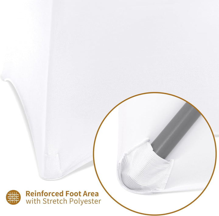 Showgeous 3 Packungen Stretch Stehtisch Husse für Bistrotisch Ø 80-85 cm Cocktail Tisch-Überzug Huss