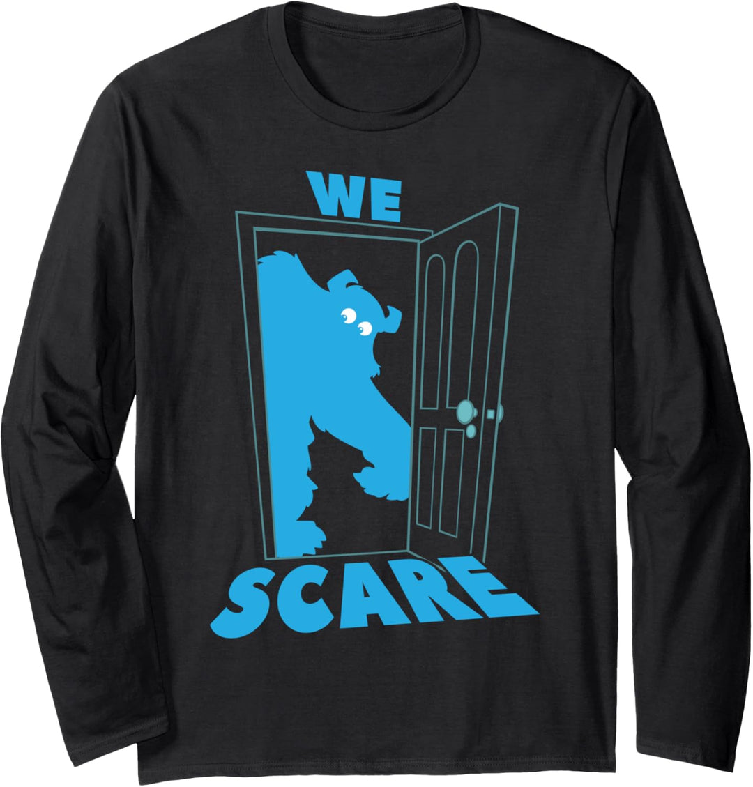 Disney Pixar Monsters Inc. Sully We Scare Text Langarmshirt