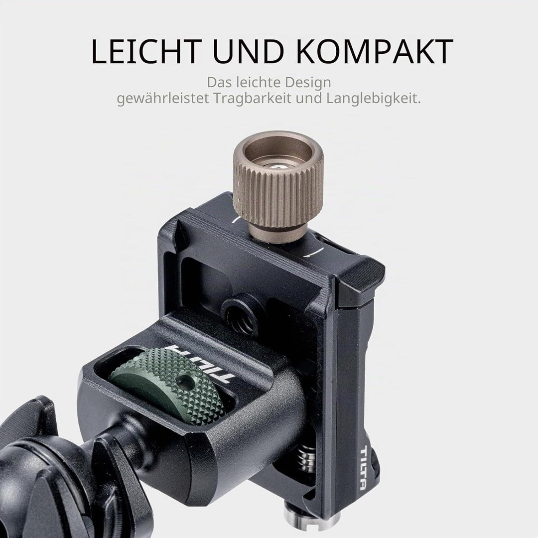 Tilta Universal ARCA Schnellwechsel-Grundplatte, kompatibel mit 38 mm Arca-Swiss Schnellspann-Empfän