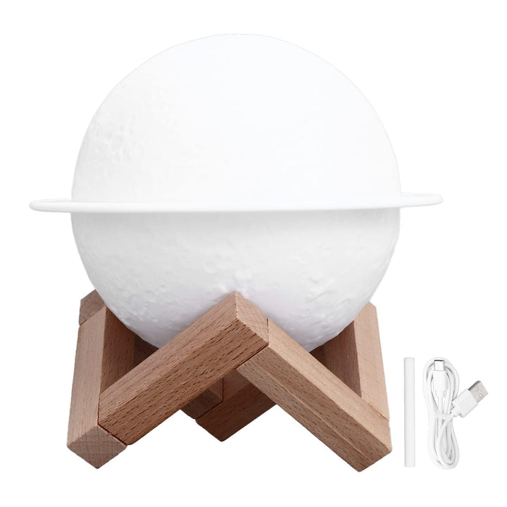 Marhynchus LED Moon Lampe Luftbefeuchter 3d Mondlicht Luftbefeuchter 2 in 1 Aromatherapie Diffusor m