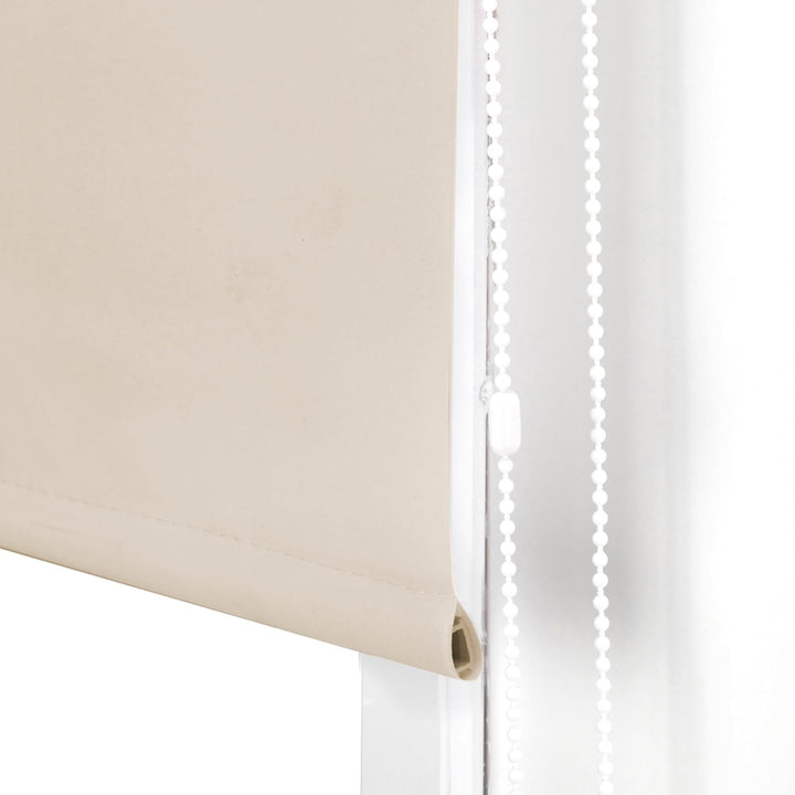 Blindecor Aure | Lichtdurchlässiges Rollos für Fenster und tür ohne bohren mit klämmträger - Beige,