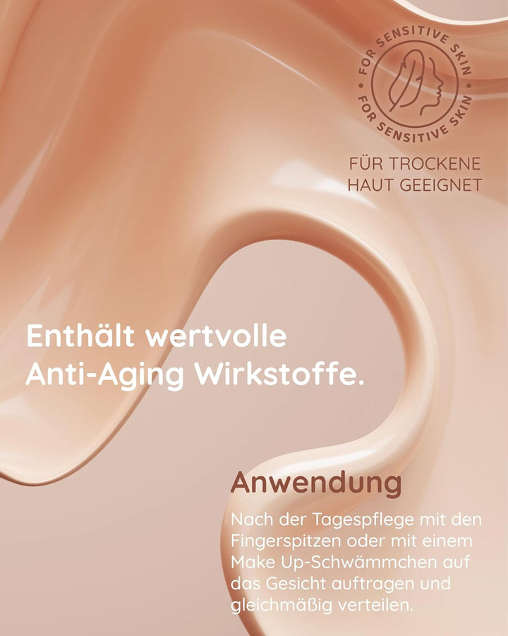 Malu Wilz Velvet Touch Foundation Vanilla Ice Cream 30ml I Skincare Creme Make up für makellosen Tei
