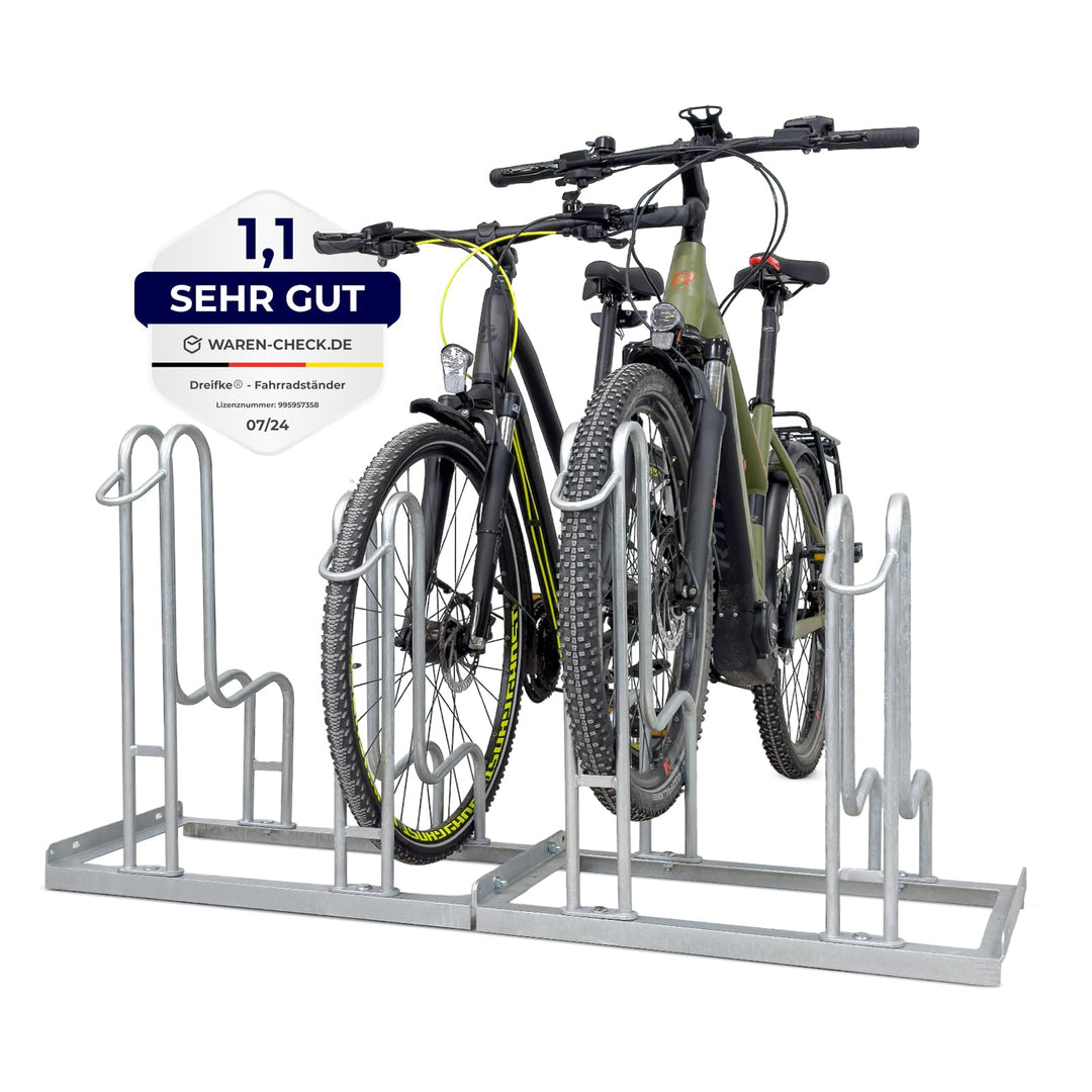 Hochwertiger Fahrradständer Standparker 4054 | Sicherer Radständer auch für Mountainbikes & E-Bikes