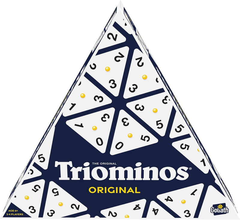 Goliath - TRIOMINOS Original, Brettspiele ab 6 Jahren, Strategie- und Denkspiel mit Dreiecksdominos,