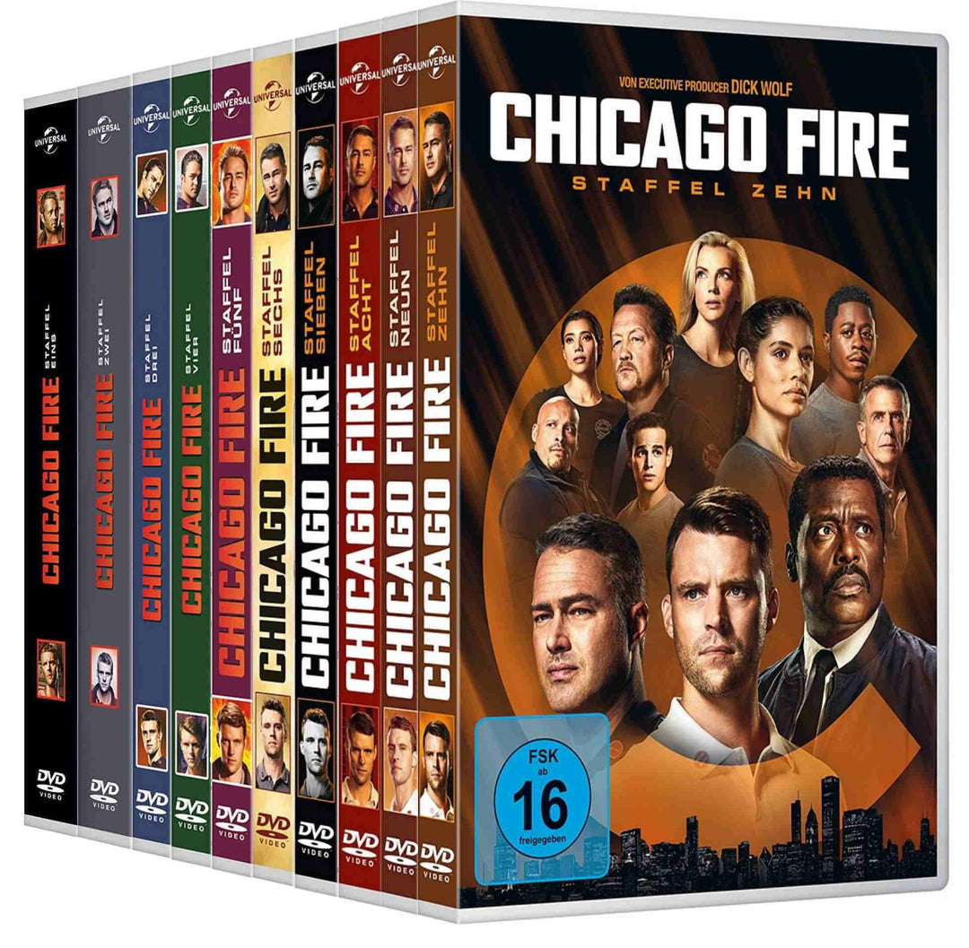 Chicago Fire - Die kompletten Staffeln 1-10 im Set (57 DVDs), DVD