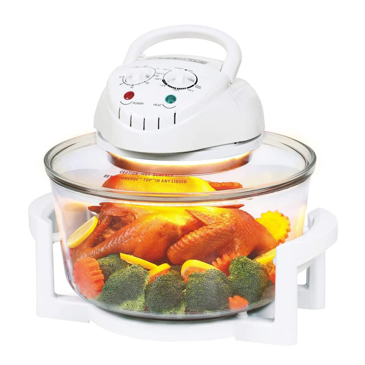 Halogenofen Heissluftofen Klein 17 Liter Halogenoven Heissluftgrill Konvektionsofen mit Erweiterungs