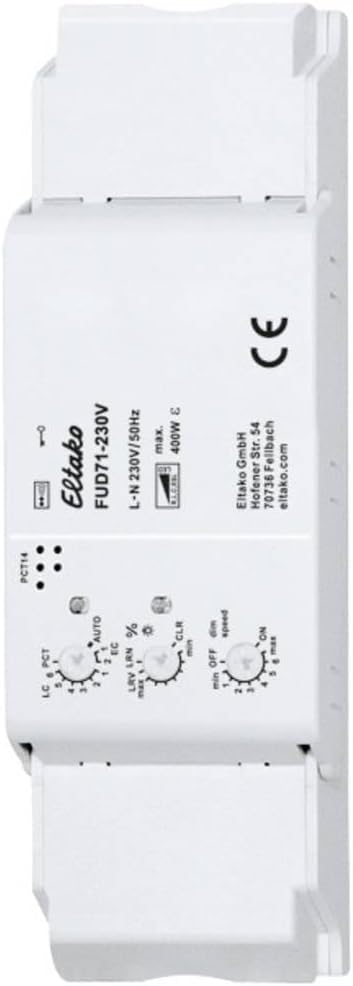 Eltako 9102983 Dimmschalter Universal 230 V, MOSFET 400 W FUD71-230 V