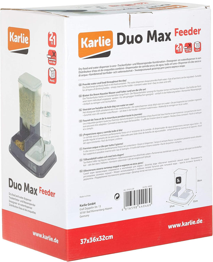 Karlie Futter- und Wasserspender Duo Max L: 37 cm B: 32 cm H: 36 cm
