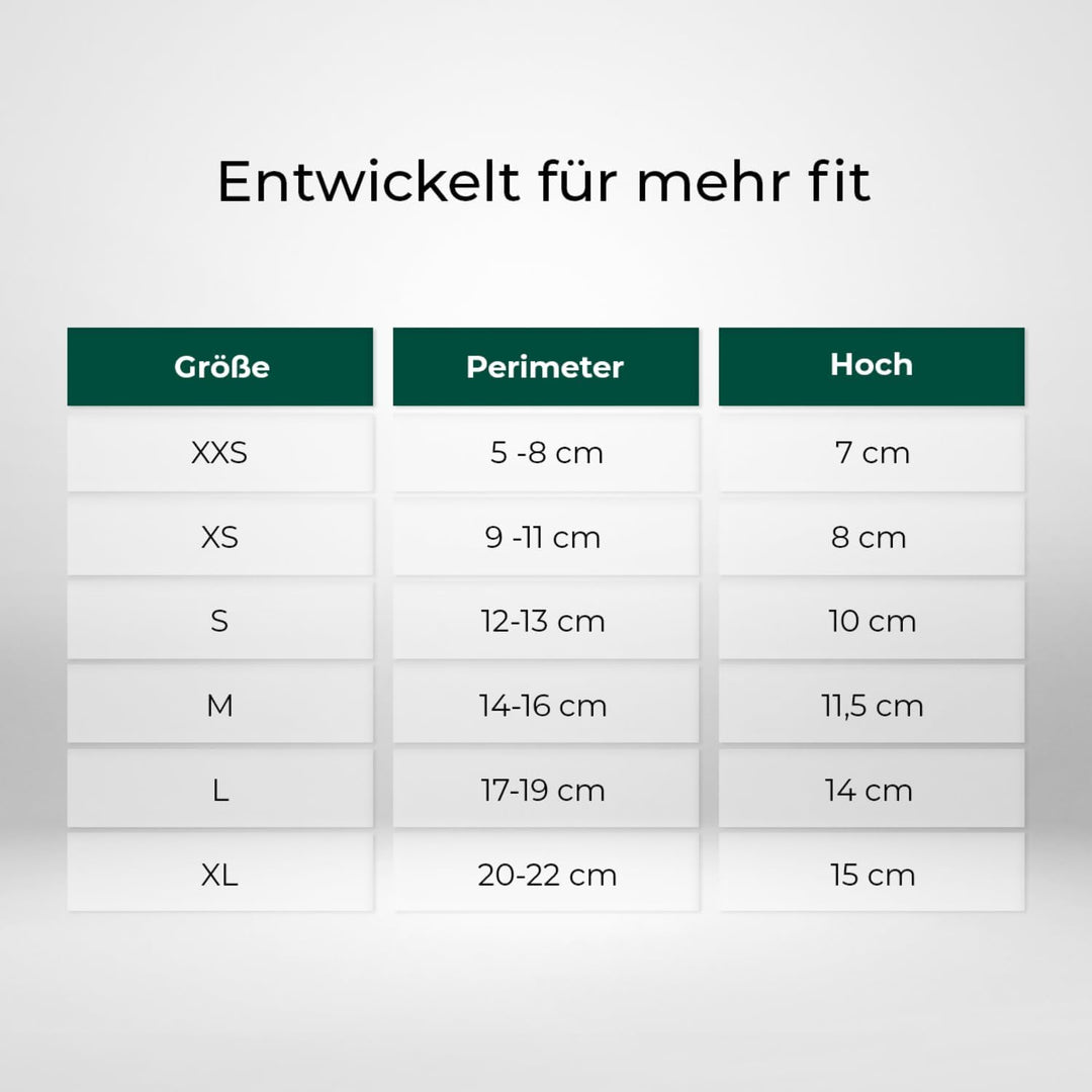 Ortocanis - Karpalgelenkbandage für Hunde mit Arthrose, Bänder- oder Sehnenverletzungen, Grösse XS,