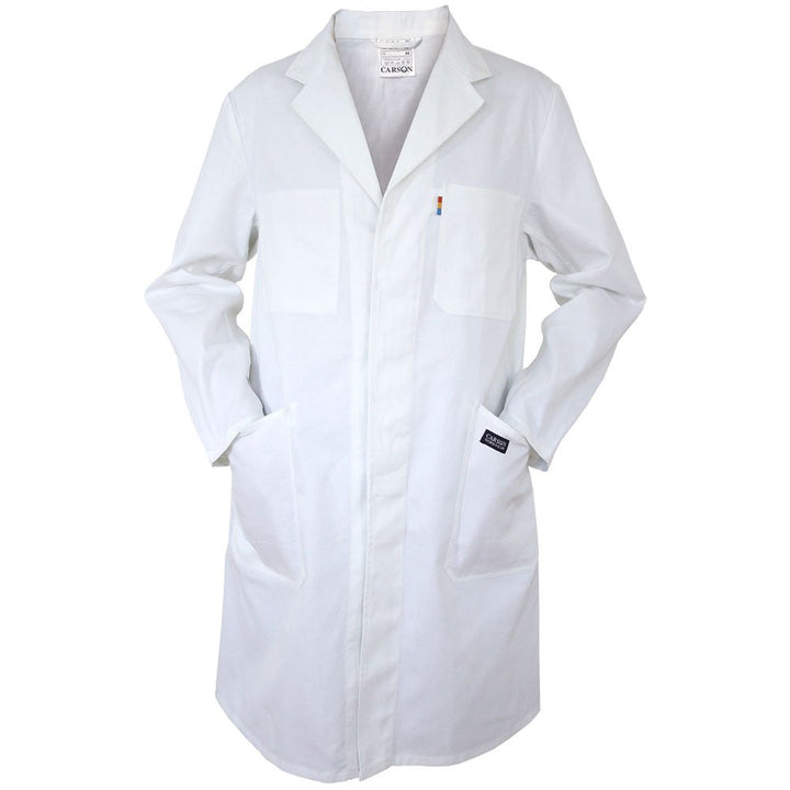 Carson Classic Workwear Carson Arbeitsmantel aus Reiner Baumwolle, 1 Stück, 60, weiss, KTH741,W 60 W