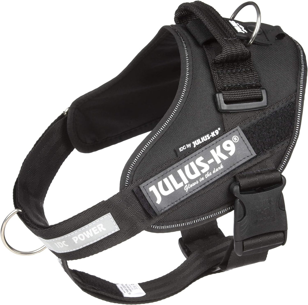 Julius-K9 16IDC-PBGHS-0 IDC Powergeschirr, Hundegeschirr mit Front Control Y-Gurt, Grösse M/0, Schwa