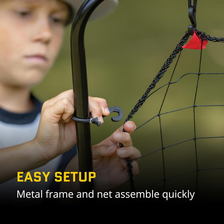 SKLZ PitchBack Baseball und Softball Pitching Netz und Rebounder