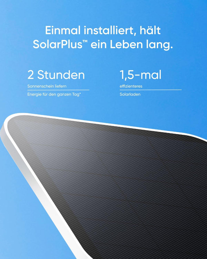 eufy Security SoloCam S340, Überwachungskamera aussen solar, 360°-Überwachung, Keine Toten Winkel, Ü
