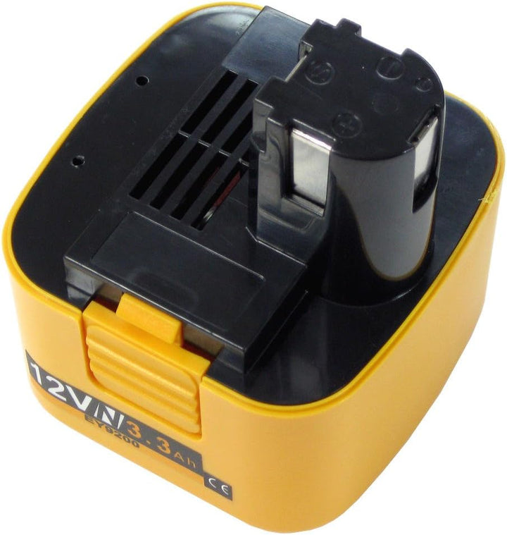 2x Hochleistungs Ni-MH Akku 12V / 3300mAh ersetzt Panasonic EY9001 EY9005B EY9006 EY9006B EY9101 EY9
