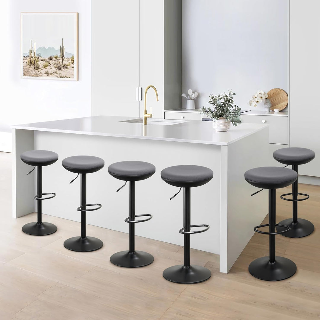 IWMH Stehhocker Höhenverstellbar, Bürohocker Ergonomischer, 360° Drehbarer Stehhilfe ohne Rückenlehn