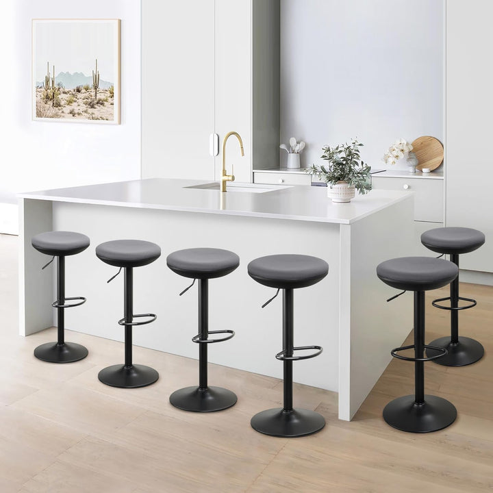 IWMH Stehhocker Höhenverstellbar, Bürohocker Ergonomischer, 360° Drehbarer Stehhilfe ohne Rückenlehn