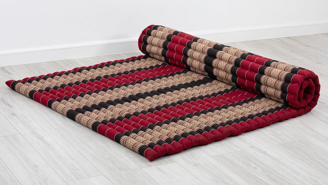 Asia WOHNSTUDIO livasia Rollmatte XXL breit Doppelbett - 200x145x4,5cm - Gästebett Gästematratze 2 P