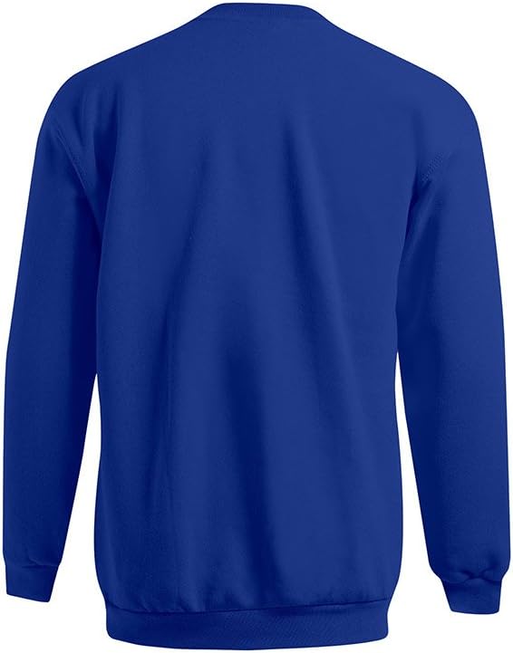 Premium Sweatshirt Plus Size Herren, Königsblau, XXXL