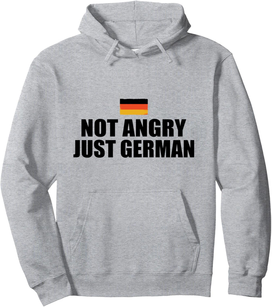 Nicht Wütend Nur Deutsch Deutschland Flagge Patriot Pullover Hoodie