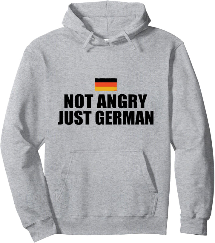 Nicht Wütend Nur Deutsch Deutschland Flagge Patriot Pullover Hoodie
