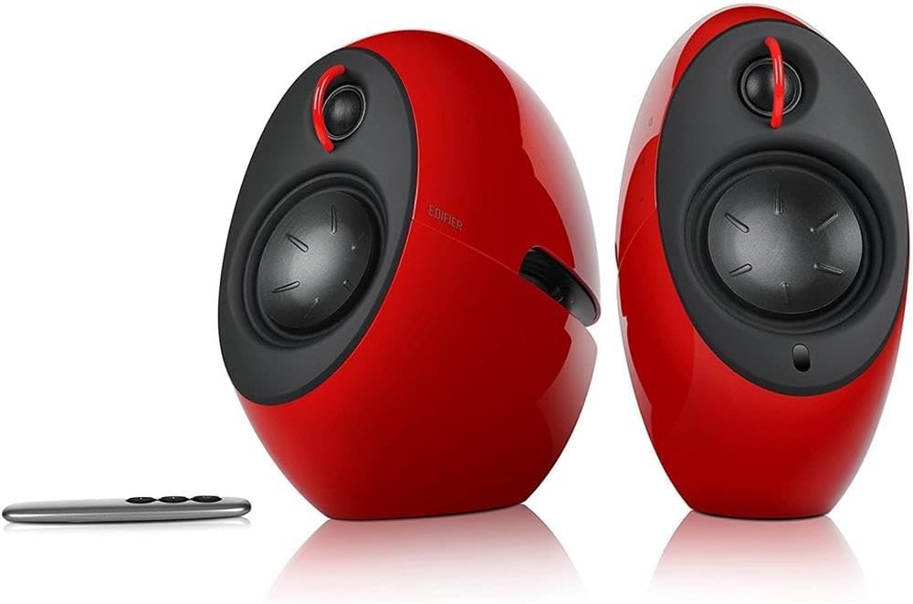 Edifier E25HD Bluetooth Lautsprecher-Set – 74 Watt – Hervorragende Soundqualität mit Bassreflexmembr