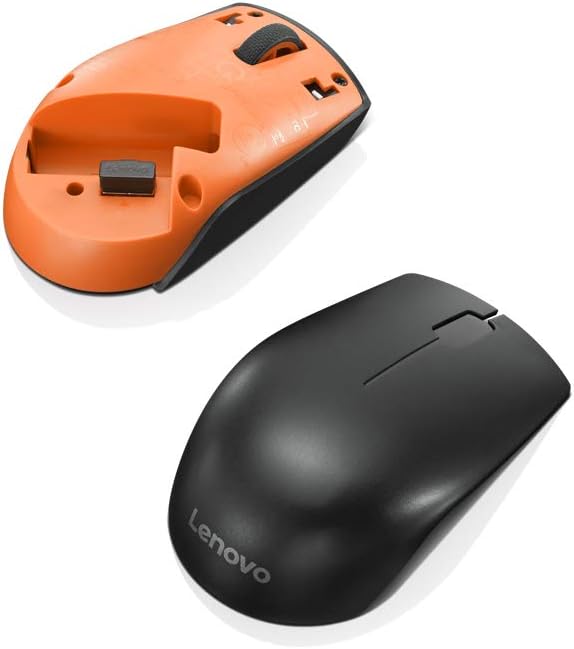 Lenovo [Maus 300 kompakte Funkmaus, Works with Chromebook (WWCB), schwarz, 32 x 56 x 98 (Packung mit