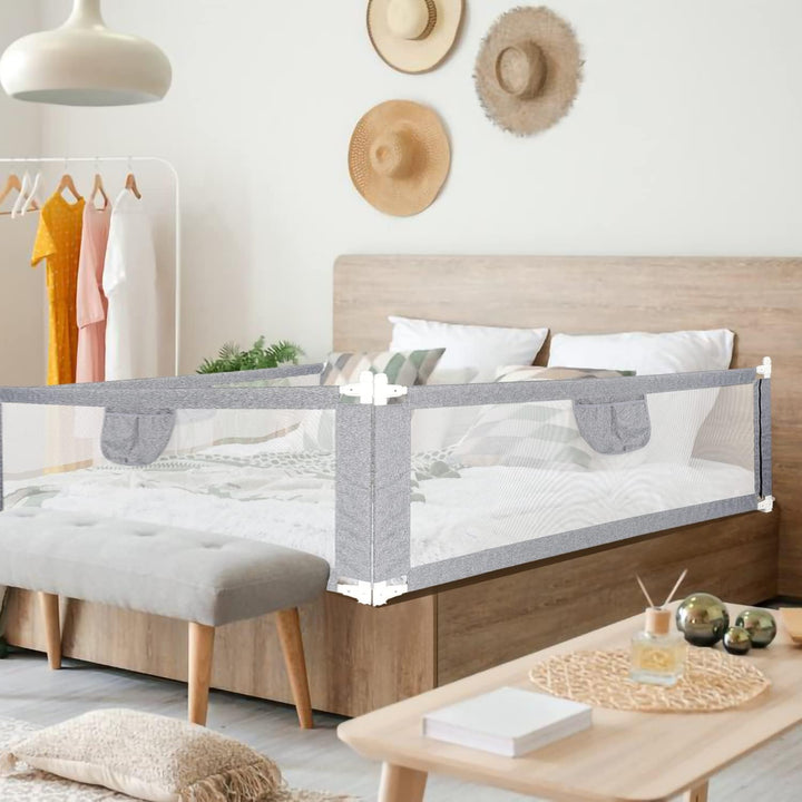 Cecaylie Bettgitter 200 x 80cm, Rausfallschutz Bett für Kinder, Bed Rail stabile Bauweise, Kinderbet