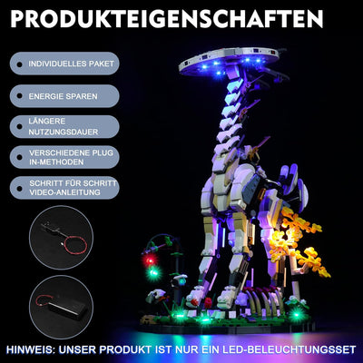 BrickBling Upgrade-Version LED-Beleuchtung für Lego 76989 Horizon Forbidden West Tallneck Licht-Kit