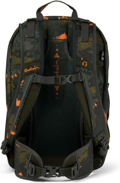 satch Air Schulrucksack Set 3tlg. inkl. Schlamperbox und Sporttasche Jurassic Jungle, Jurassic Jungl