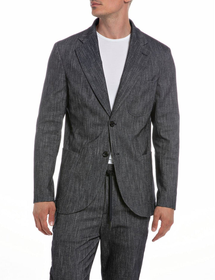 Replay Herren Jacke M Blue 020, M Blue 020