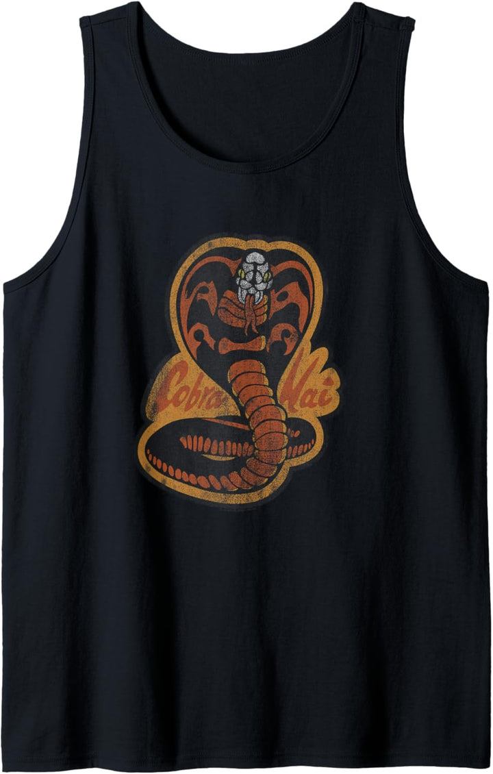 Cobra Kai Betrübt Schlange Logo Tank Top