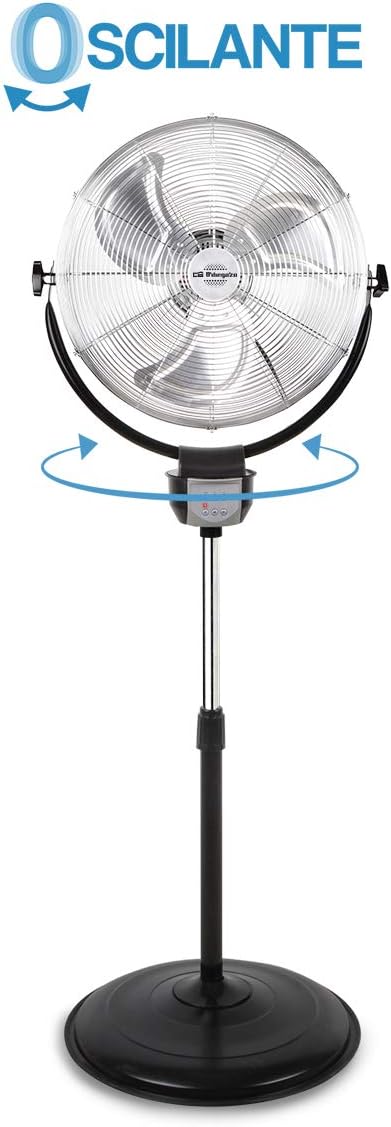Orbegozo PWS 3050 - Industrieller Ventilator 2-in-1: Stand- und Wandventilator, Drehfunktion, Fernbe