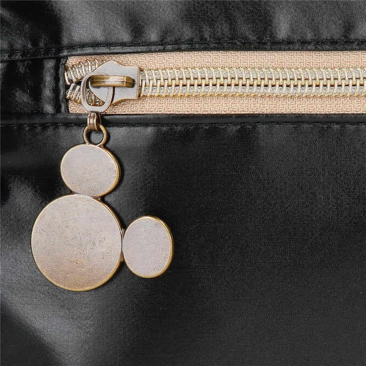 Disney Mickey Outline Federmäppchen, dreifach, Schwarz 22 x 10 x 9 cm Polyester, Schwarz, Dreifach-E