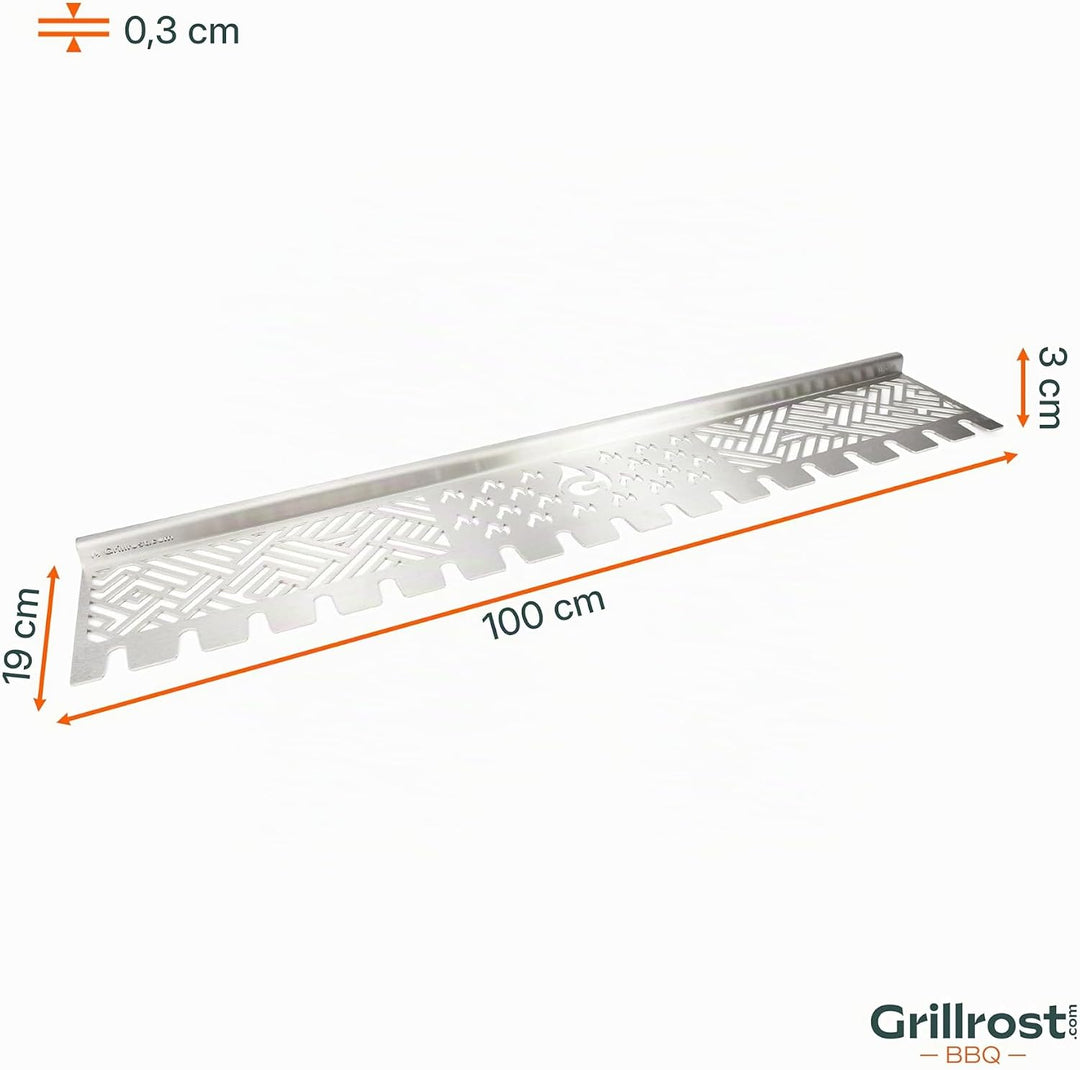 Grillrost.com Das Original Edelstahl Warmhalterost Multi-Station - passend für Weber Genesis 2 600er