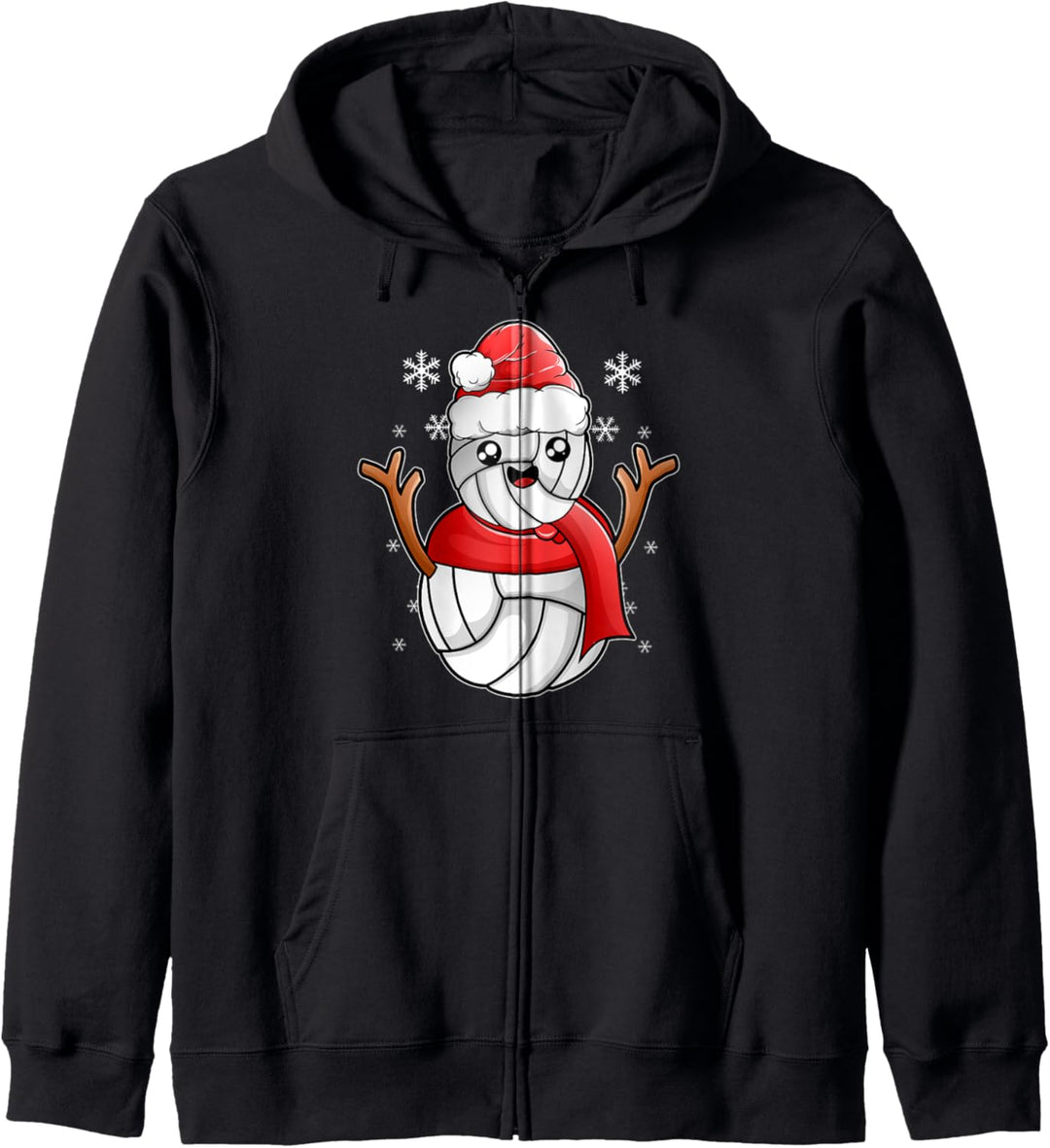Christmas Volleyballer Sport Xmas Weihnachten Volleyball Kapuzenjacke