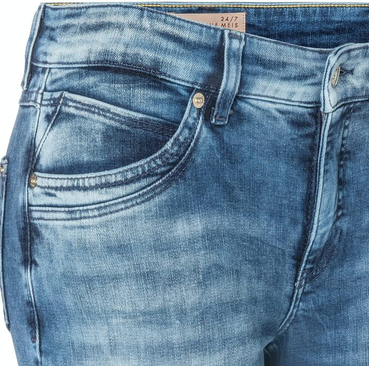 MAC Jeans Mac Damen Jeans Mel, Light Authentic Denim 0389262090 Blau 38-30