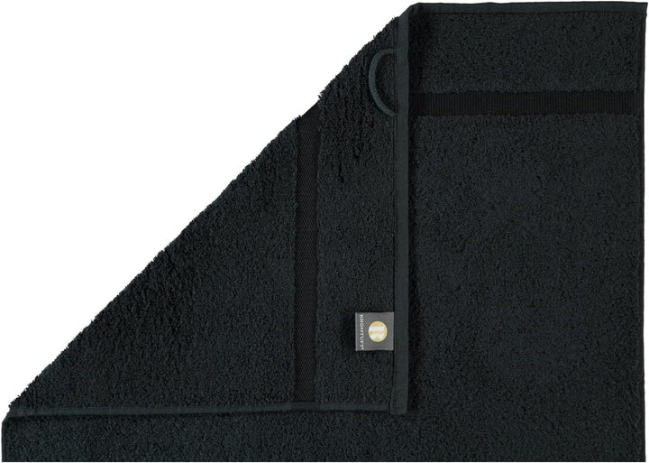 Rhomtuft Handtücher Princess schwarz - 15 Gästetuch 40x60 cm, Gästetuch 40x60 cm
