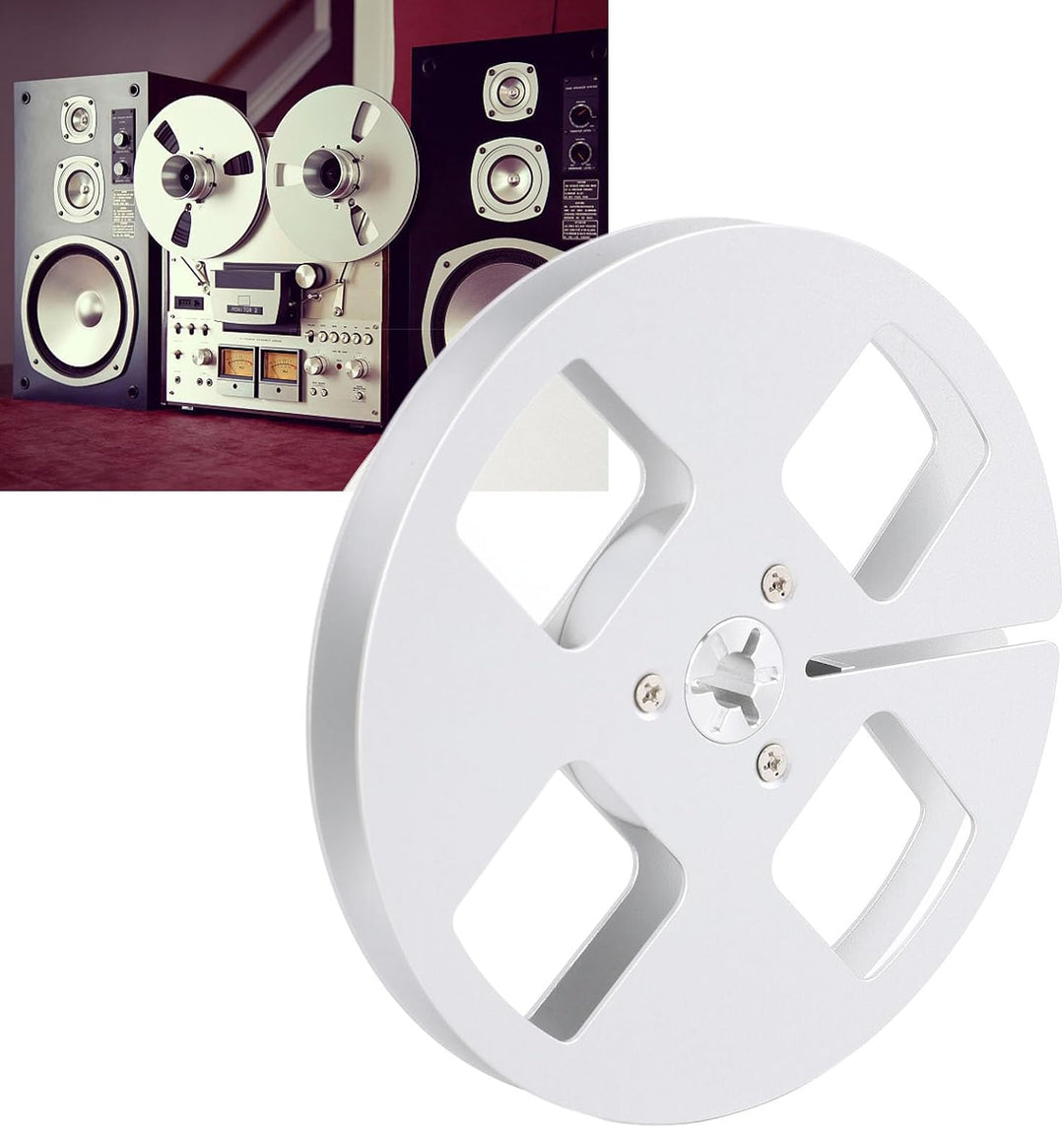 1/4 5 Zoll Leere Bandspule, 4 Loch Leerspule aus Aluminiumlegierung für NAGRA für Studer Take Up Ree