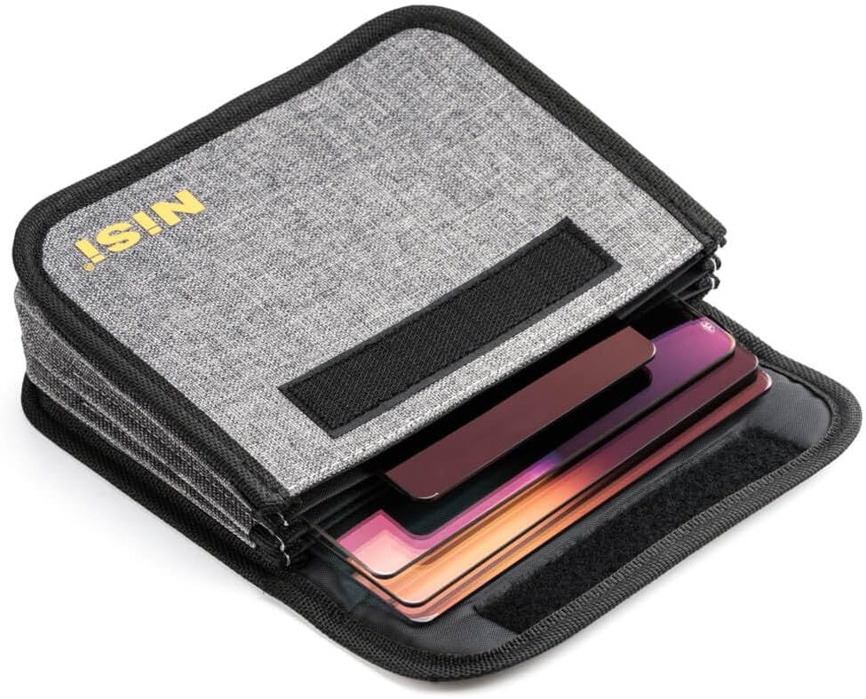 NiSi 100mm Filtertasche (bietet Platz für bis zu 4 Filter in den Grössen 100x100 mm ND Filter und 10